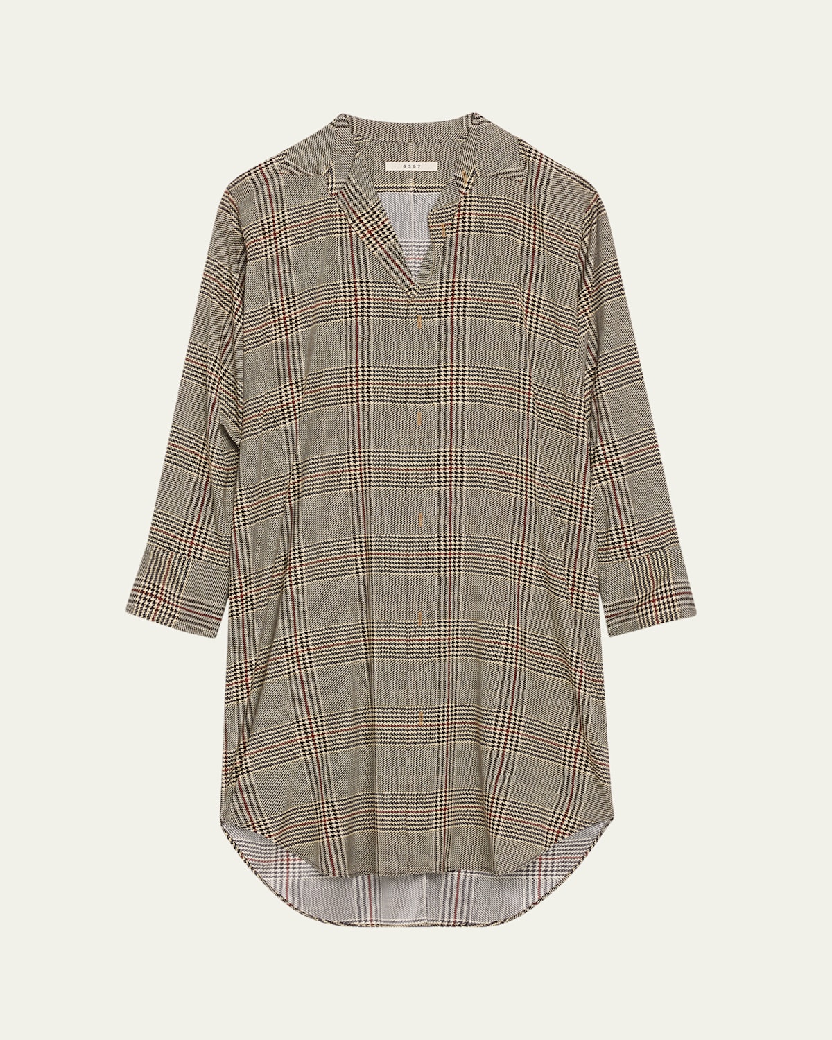 Plaid Shirtdress