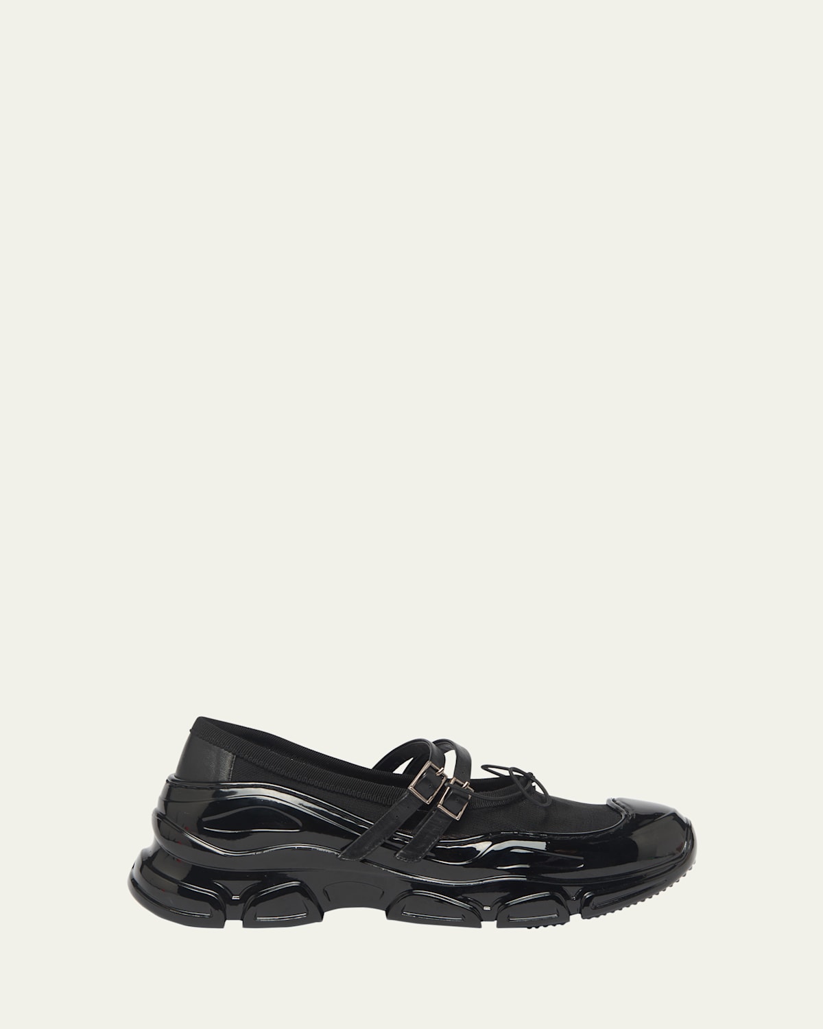 Simone Rocha Simoen Rocha Mesh Tracker Ballerina Women In Black