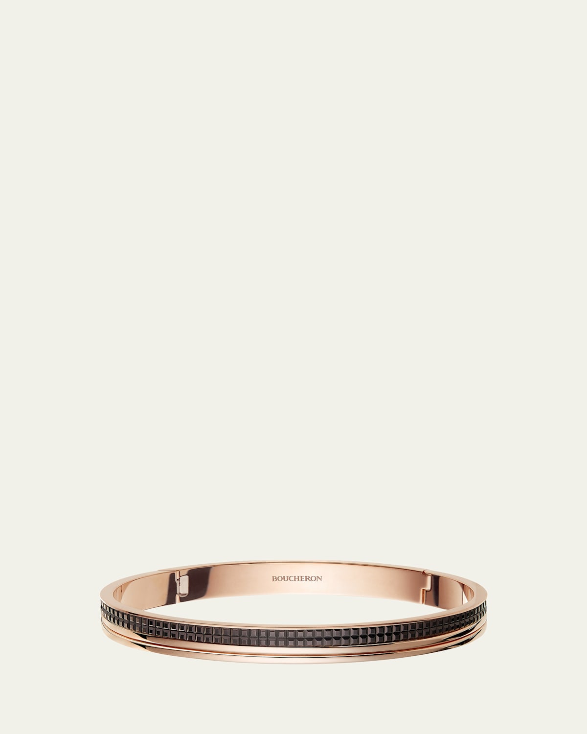 Quatre Classique Bangle Bracelet with Brown PVD