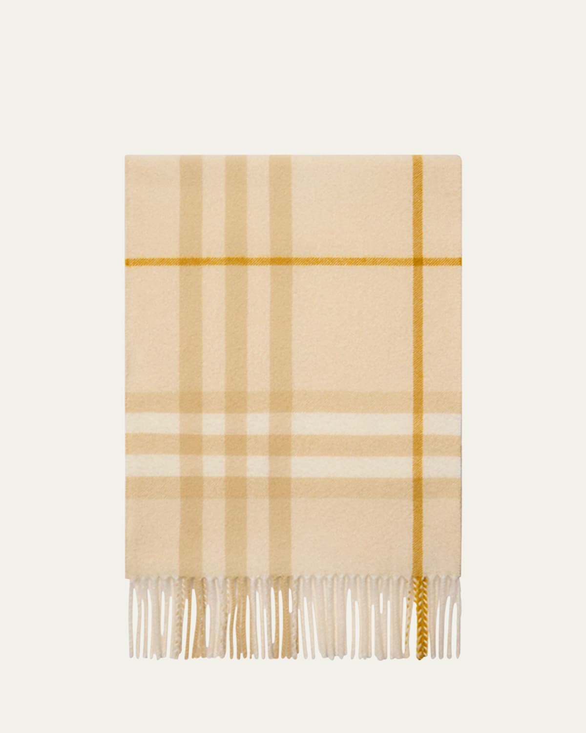 Giant Check Cashmere Scarf